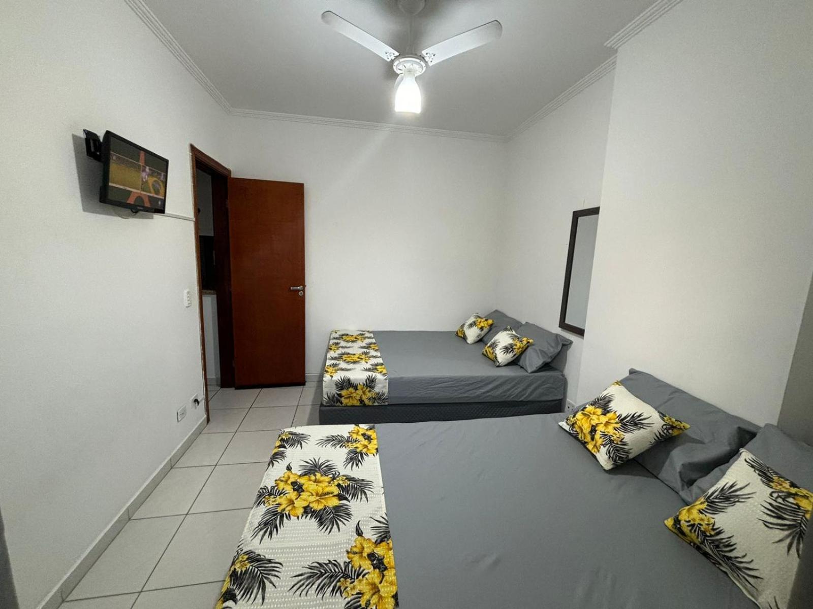 Appartement Lindo Apto 300M Praia Da Ocian E Centro - Vista Mar- Varanda Sacada - Wi-Fi 300 Mbps - Vaga De Garagem - Acomoda Ate 6 Pessoas à Praia Grande  Extérieur photo