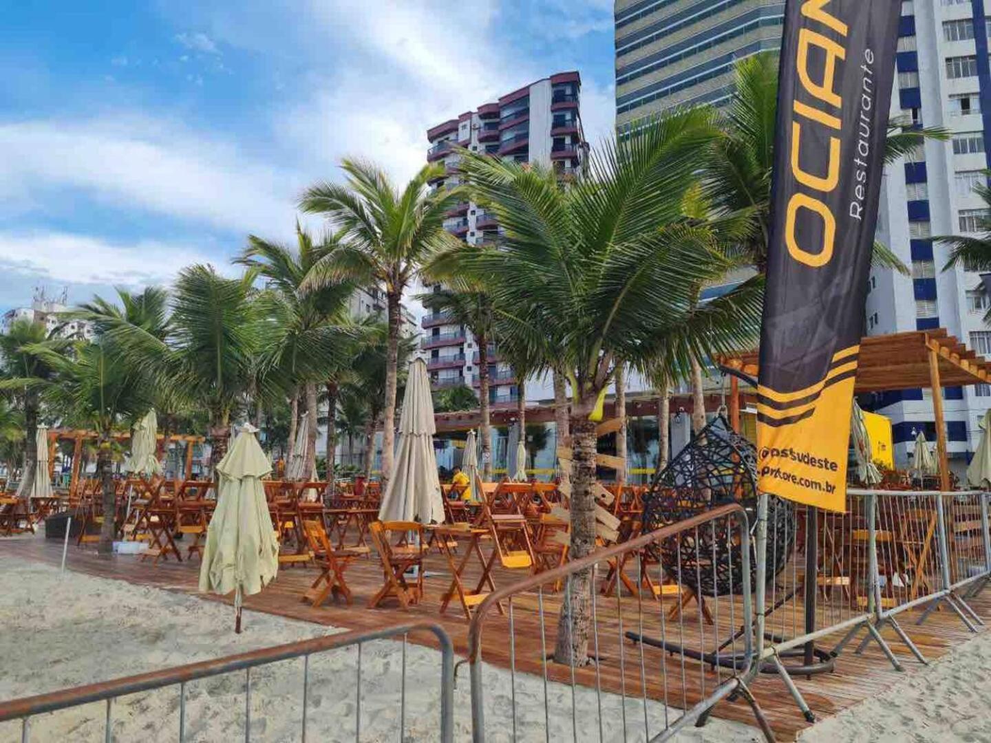 Appartement Lindo Apto 300M Praia Da Ocian E Centro - Vista Mar- Varanda Sacada - Wi-Fi 300 Mbps - Vaga De Garagem - Acomoda Ate 6 Pessoas à Praia Grande  Extérieur photo